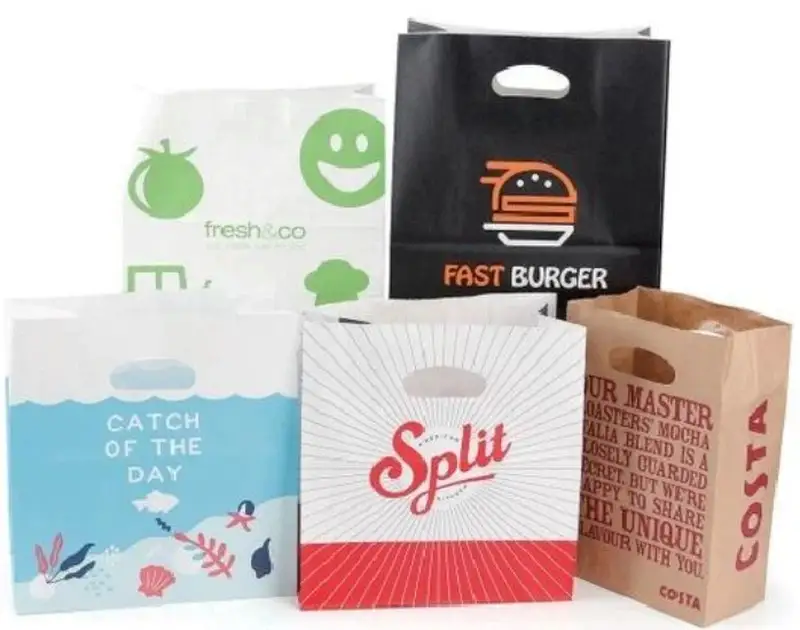 Die Cut Handle Paper Bag 
