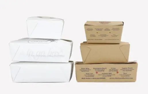 Caja de papel para alimentos